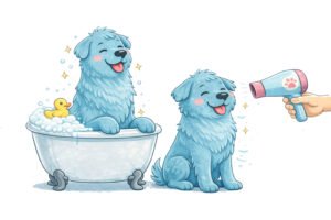 Large Dog Bath & Blow Dry | Boops & Kisses Pet Care