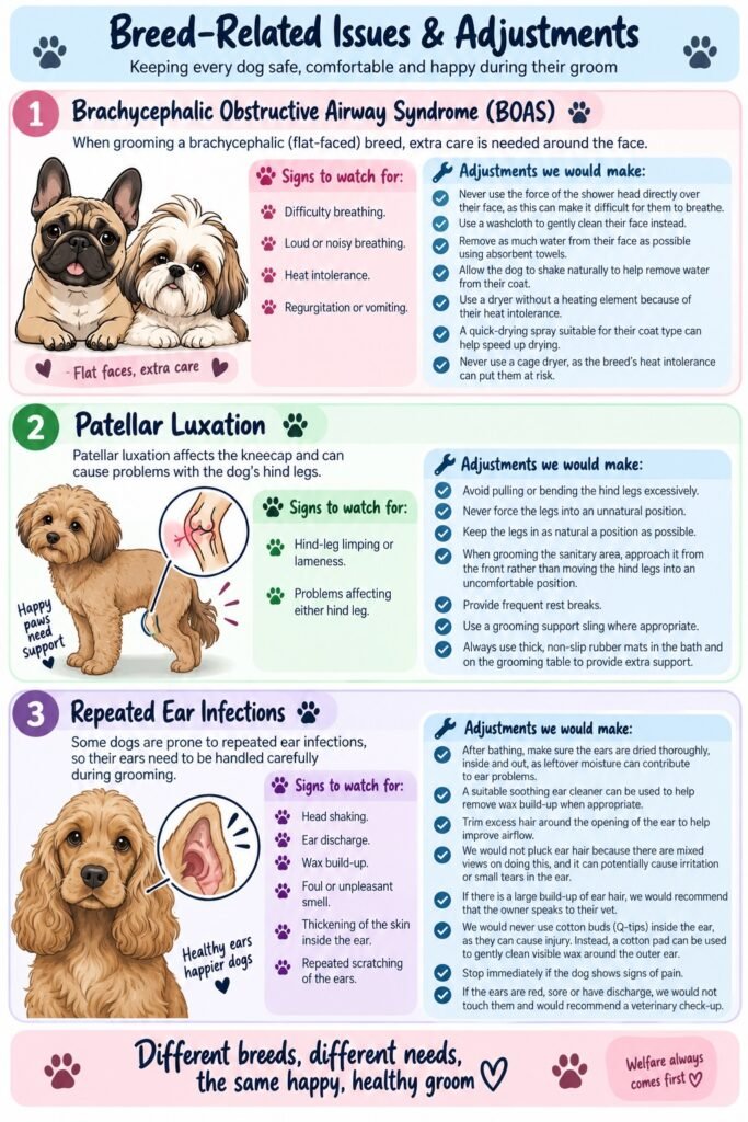Boops & Kisses Pet Care - Your Pet, Our Care | Breed Related Issues & Welfare Adjustments