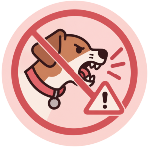 Boops & Kisses Pet Care - Your Pet, Our Care | Dog Aggression Icon