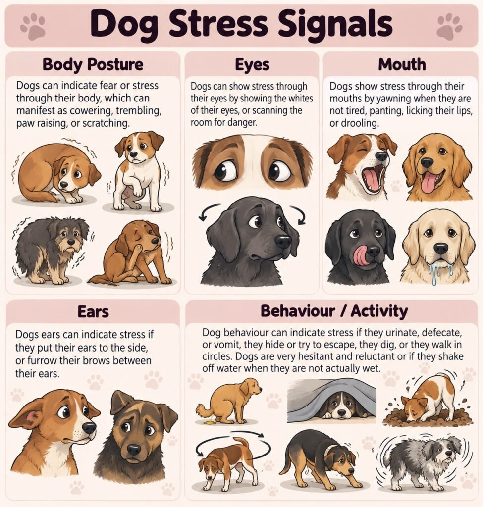 Boops & Kisses Pet Care - Your Pet, Our Care | Dog Stress Signals