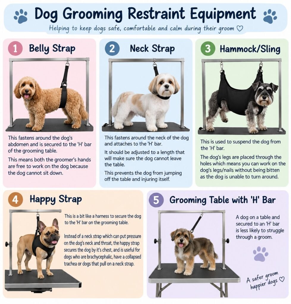 Boops & Kisses Pet Care - Your Pet, Our Care | Grooming Restraints