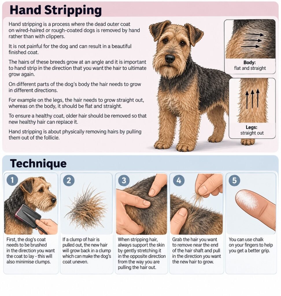 Boops & Kisses Pet Care - Your Pet, Our Care | Hand Stripping Technique Explained