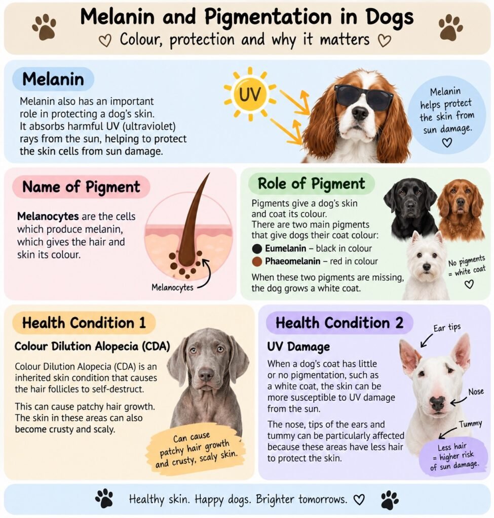 Boops & Kisses Pet Care - Your Pet, Our Care | Melanin & Pigmentation in Dogs